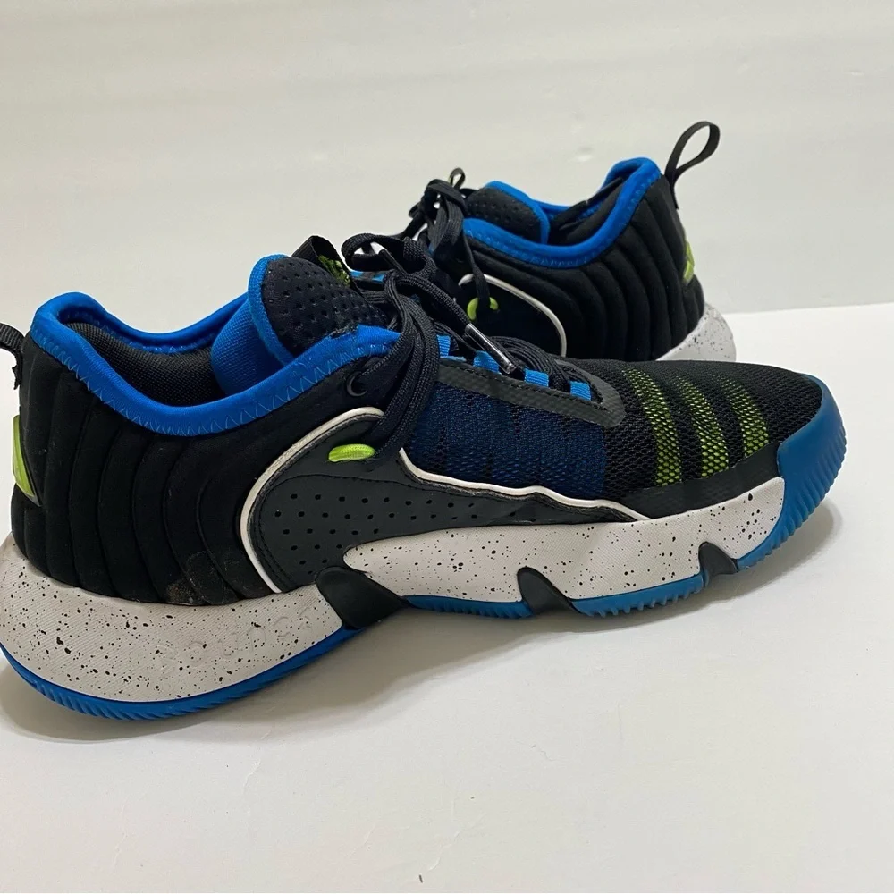 Adidas Trae Unlimited Black Lucid Blue Bird mens sneakers  display picture 1